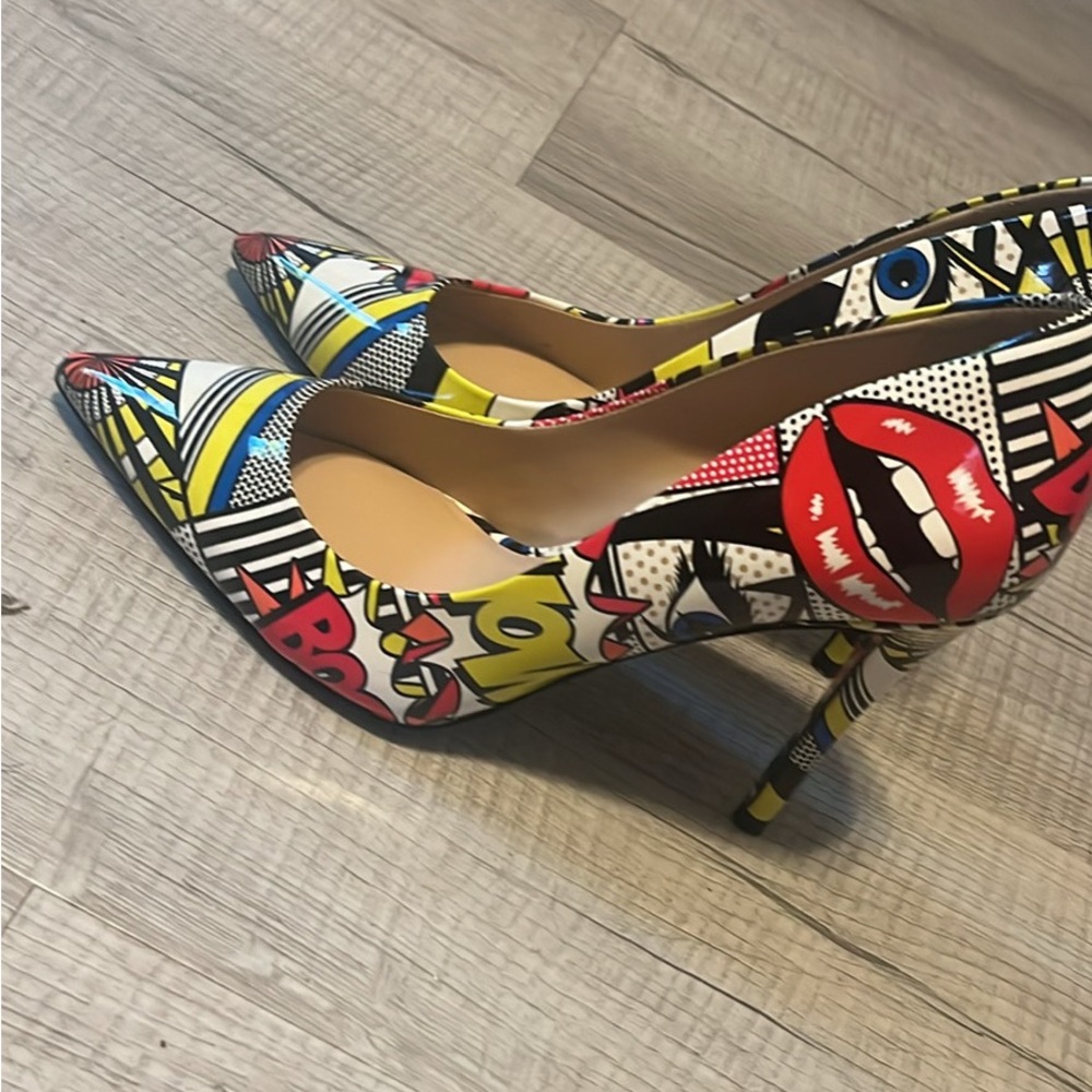 Aldo Pop Art Print Women's Heels